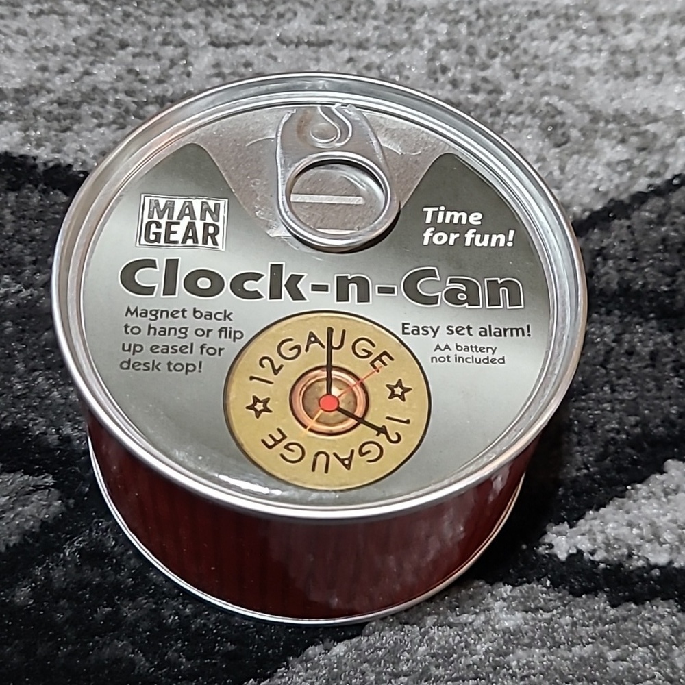 MAN GEAR UNIQUE CLOCK-N-CAN 12 GAUGE THEME NOVELTY 2016 CLOCK